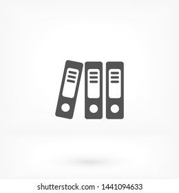 binders vector icon , Lorem ipsum Flat design