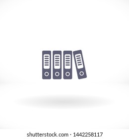 binders vector icon , Lorem ipsum Flat design