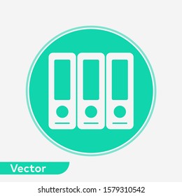 Binders vector icon sign symbol