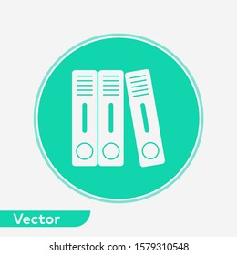 Binders vector icon sign symbol