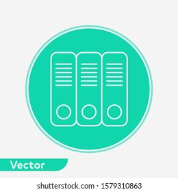 Binders vector icon sign symbol