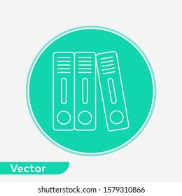 Binders vector icon sign symbol