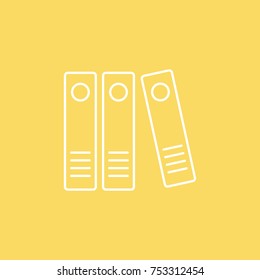 Binders vector line icon. eps-10