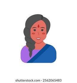 Bindi, Diwali, Hindu, Indian Symbol Illustration