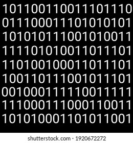 Binery number outline vector,background,Bali 20 february 2021