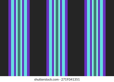 Textura de fondo de líneas de Reino, textil de rayas de patrón a rayas. Tejido de Vector de Vertical sin costuras de moda en paleta de colores verde azulado y violeta.