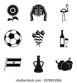 Binge icons set. Simple set of 9 binge vector icons for web isolated on white background