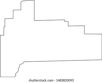 bingham county map in state of Idaho