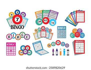 Bingo #4 Vector For Print, Bingo Clipart, Bingo vector Illustration