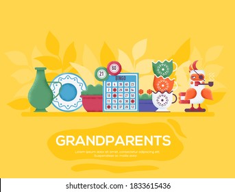 Bingo art icon. Bingo classic background. Bingo illustration concept. 