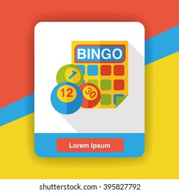 Bingo Ball Flat Icon