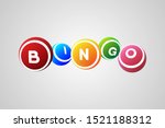 Bingo Balls Title Vector Illustration