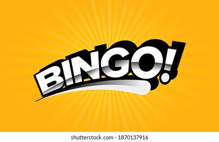 Bingo Banner Design Sunburst Stock Vector (Royalty Free) 1870137916 ...