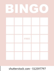 Bingo Card.
