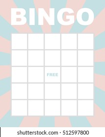 Bingo Card.