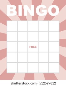 Bingo Card.