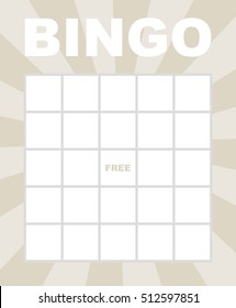Bingo Card.