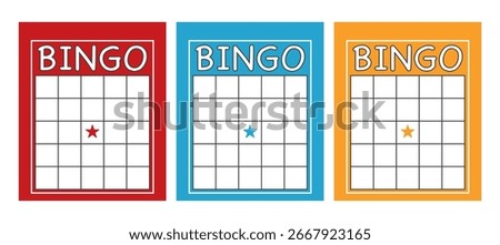 Bingo card blank lotto template, board game background grid, Vintage empty game ticke for numbers. Layout, Lottery ticket, lotto game template, bingo cards symbol outline silhouette isolated on white