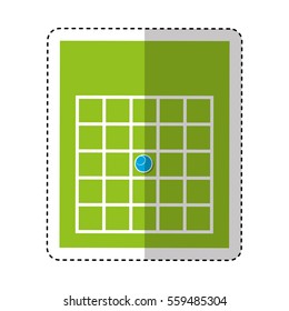 bingo card isolated icon vector illustration design