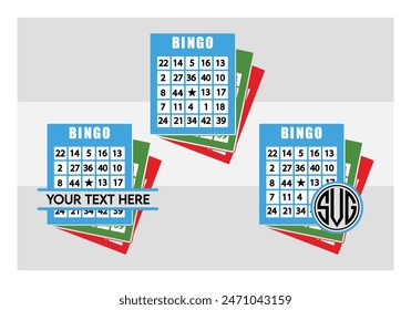 Bingo Card, Bingo Vector, Sports, Game, 