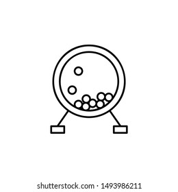 Bingo, casino icon. Element of casino icon
