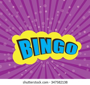 Bingo! Comic Speech Bubble, Cartoon