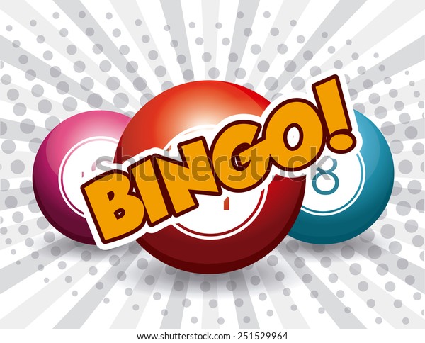 Bingo Design Over White Background Vector Stock Vector (Royalty Free ...