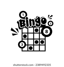 icono bingo sobre fondo blanco