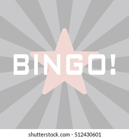 Bingo! Lettering.