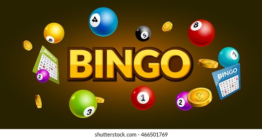 Bingo Lottery Poster Background Stock Vector (Royalty Free) 503977084 ...