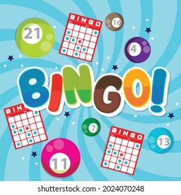 Bingo Lottery Posters Background Game Templates Stock Vector (Royalty ...