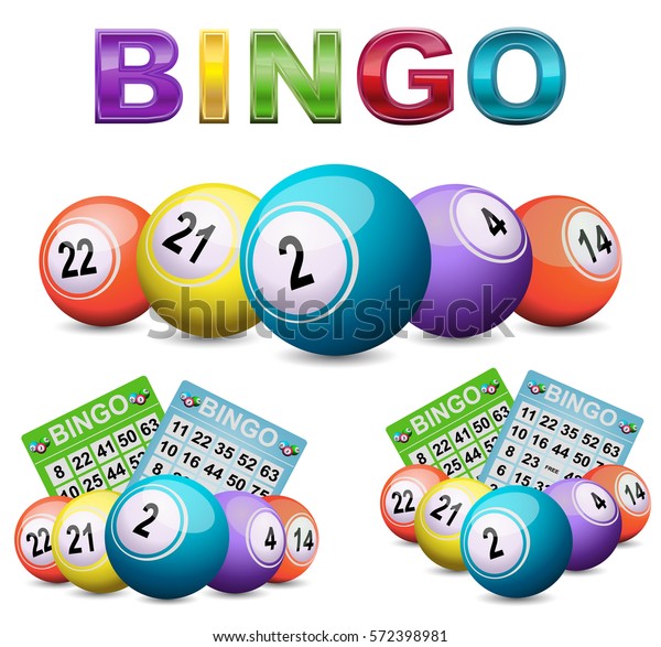Bingo Lotto Logo Lottery Tickets Balls Stock Vector (Royalty Free ...