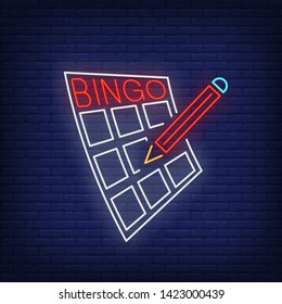 Neon Bingo