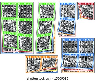 Bingo packs for casinos and Bingo halls - left facing