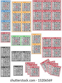 Bingo Paper single sheets