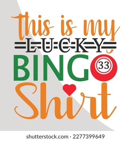 Bingo Quotes Single, Bingo Eps, Games Eps, Crazy bingo, Bingo Typography, Cutting files for all of your crafting work, Eps, Eps 10