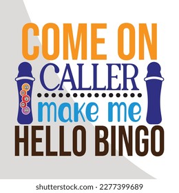 Bingo Quotes Single, Bingo Eps, Games Eps, Crazy bingo, Bingo Typography, Cutting files for all of your crafting work, Eps, Eps 10