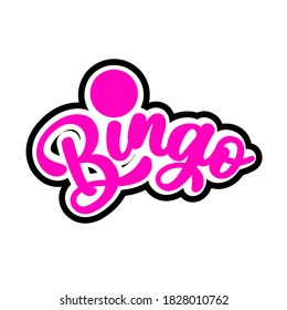 bingo text on white background