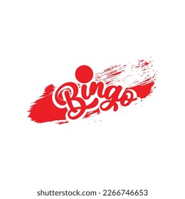 bingo text on white background