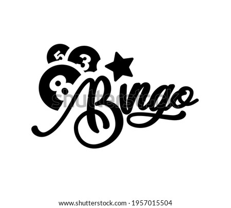 bingo text on white background