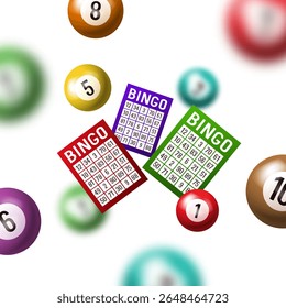 Bingo. Vector illustration isolated on white background