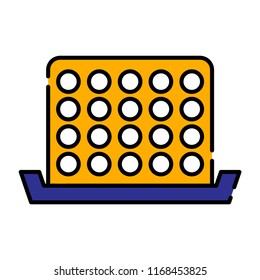 A bingo vector illustration in line color design
