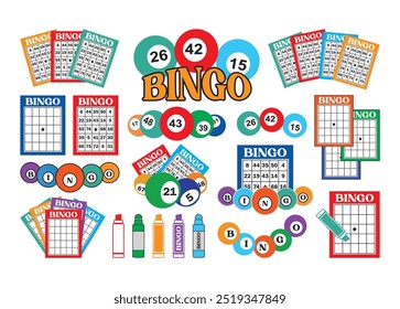 Bingo Vetor Para Impressão, Bingo Clipart, Bingo Vetor Ilustração