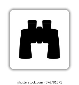 Binocular  - black vector icon