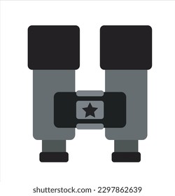 Binocular  for climbing icon vector illustration