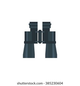 Binocular Field Glasses Flat design Vector Illustration