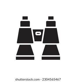 Binocular Filled Icon Vector Illustration