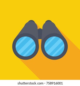 Binocular flat icon