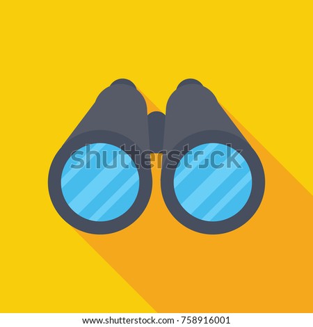 Binocular flat icon