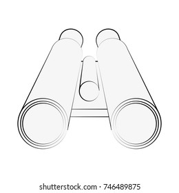 binocular frontview icon image 